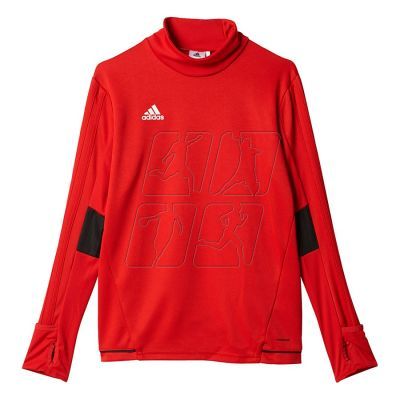 Bluza adidas Tiro 17 TRG TOP JR BQ2754 czerwona