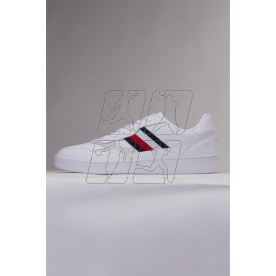 10. Buty Tommy Hilfiger Court Cupsole Retro Lth  Stripes M FM0FM04828YBS