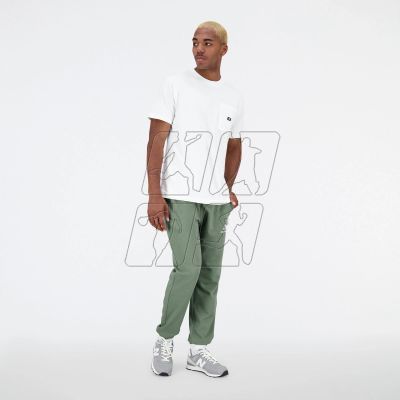 5. Koszulka New Balance t-shirt Essentials Reimagined Cott M MT31542WT