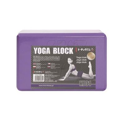 4. Kostki do jogi KJ01 PURPLE YOGA HMS 17-44-251