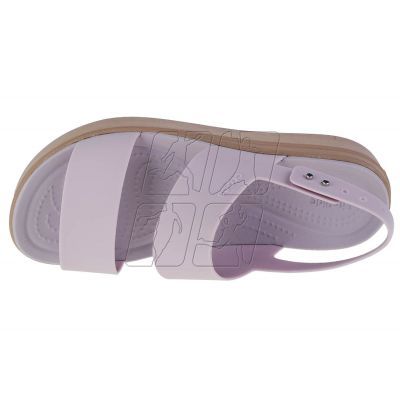 3. Sandały Crocs Brooklyn Low Wedge W 206453-5PV