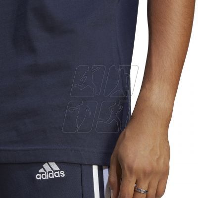 7. Koszulka adidas Essentials Single Jersey 3-Stripes Tee M IC9335