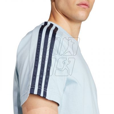 5. Koszulka adidas Essentials Single Jersey 3-Stripes Tee M IS1332
