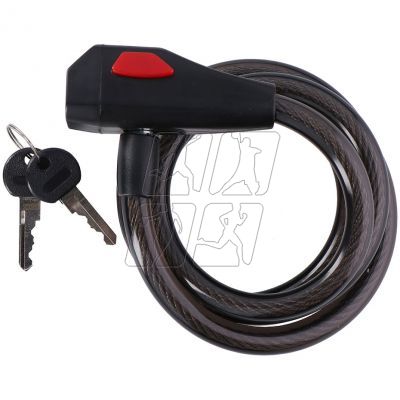 Zapięcie rowerowe Dunlop spiral cable lock 12 mm 150 cm ST 75570