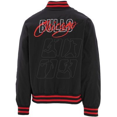 2. Kurtka New Era Team Logo Bomber Chicago Bulls Jacket M 60284773