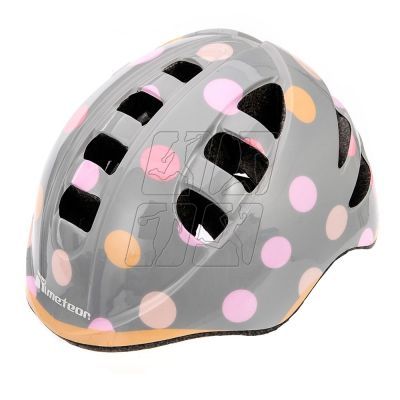 Kask rowerowy Meteor dots MA-2 Junior szary