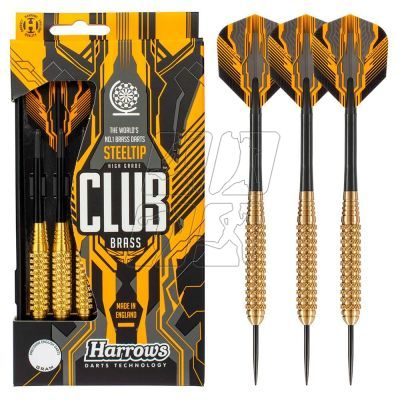 4. Rzutki Harrows Club Brass  Steeltip HS-TNK-000013089