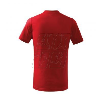 2. Koszulka Malfini Basic Free Jr MLI-F3807 czerwony