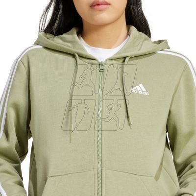 4. Bluza adidas Essentials 3-Stripes Full-Zip Fleece W JP2352