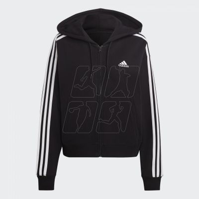 Bluza adidas Essentials 3-Stripes French Terry Bomber Full-Zip Hoodie W IC8781