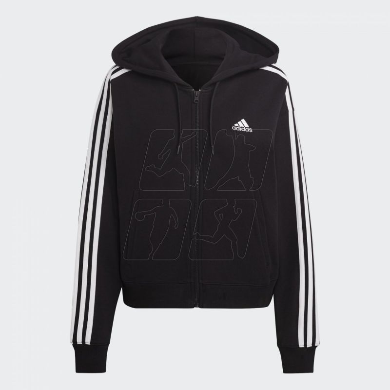 Bluza adidas Essentials 3-Stripes French Terry Bomber Full-Zip Hoodie W IC8781