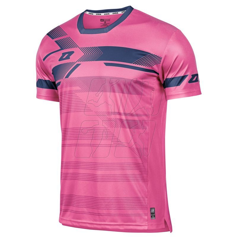 Koszulka meczowa Zina La Liga (Różowy\Granatowy) Jr 2318-96342