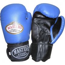 Rękawice bokserskie MASTERS RPU-2  niebiesko-czarne