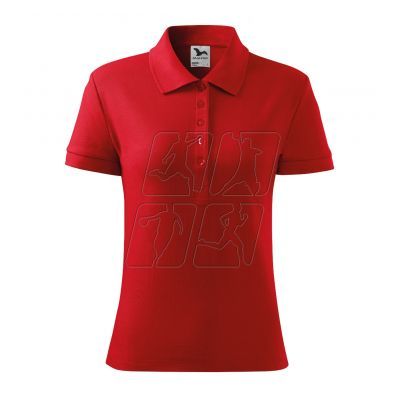 3. Koszulka polo Malfini Cotton W MLI-21307 czerwony