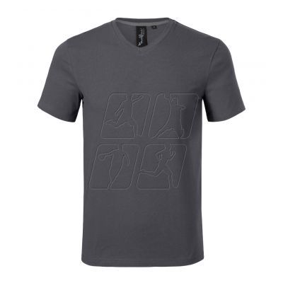 2. Koszulka Malfini Action V-neck M MLI-70083 light anthracite