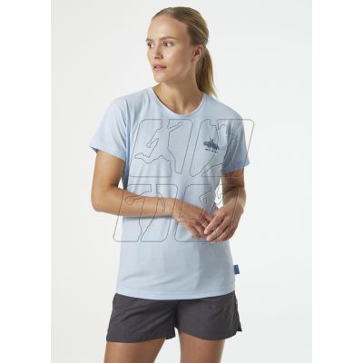 10. Koszulka Helly Hansen Skog Recycled Graphic Tee W 63083 513