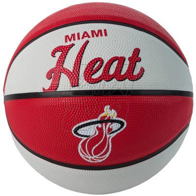 Piłka do koszykówki Wilson Team Retro Miami Heat Mini Ball Jr WTB3200XBMIA