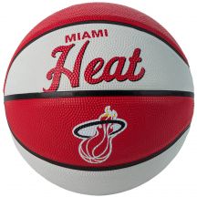 Piłka do koszykówki Wilson Team Retro Miami Heat Mini Ball Jr WTB3200XBMIA