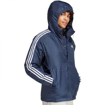 4. Kurtka adidas Essentials 3-Stripes Insulated Hooded M IS1278