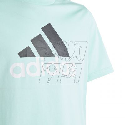 3. Koszulka adidas Essentials Two-Color Big Logo Cotton Tee Jr IB4097