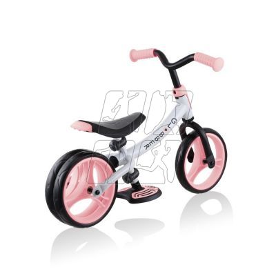 5. Rowerek biegowy Globber GO Bike DUO 614-210 Pastel Pink