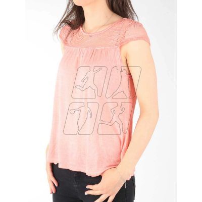 6. Koszulka Wrangler Capsleeve Tee Coral Peach W W7337FDJX