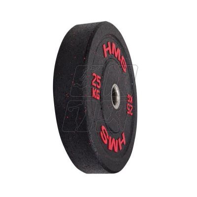 7. Talerz olimpijski HMS RED BUMPER 25 kg HTBR25 