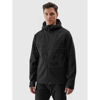 Kurtka softshell wiatroodporna 4F M 4FWAW24TSOFM283-20S