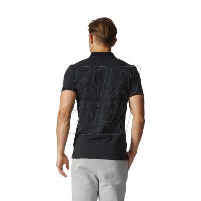 Koszulka piłkarska adidas Tiro17 Cotton Polo M AY2956 wykonana z wysokiej jakości materiału, czarna