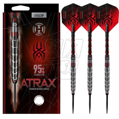 6. Rzutki Harrows Atrax 95% steeltip