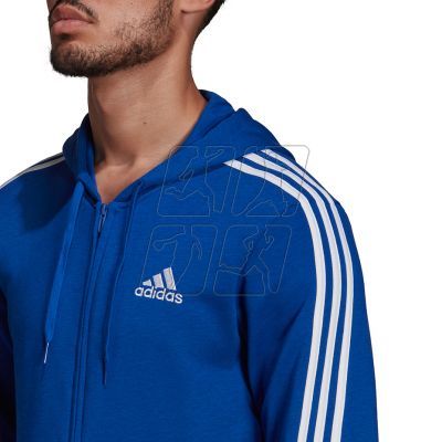 5. Bluza adidas Essentials French Terry 3-Stripes Full-Zip Hoodie M HE4427
