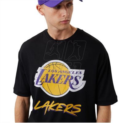 5. Koszulka New Era NBA Los Angeles Lakers Script Mesh Tee M 60284737