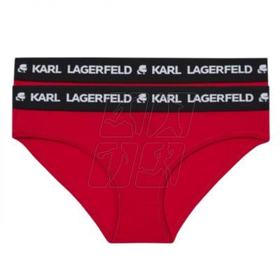 4. Komplet bielizny Karl Lagerfeld Logo Hipsters Set W 211W2125