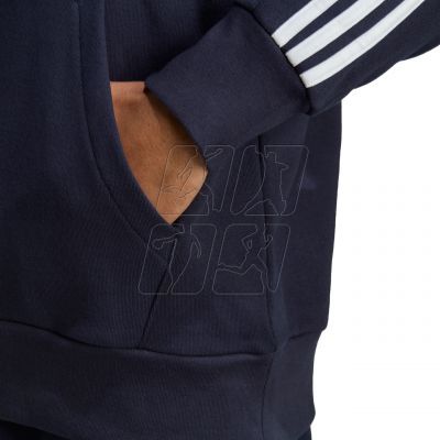 7. Bluza adidas Essentials French Terry 3-Stripes Hoodie M IC0436