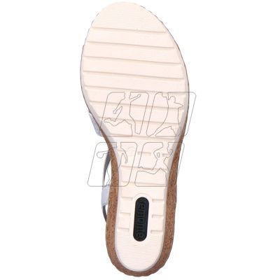 9. Komfortowe sandały na koturnie Remonte W RKR663