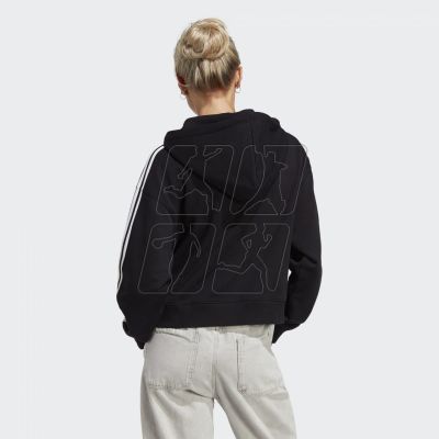3. Bluza adidas Essentials 3-Stripes French Terry Bomber Full-Zip Hoodie W IC8781