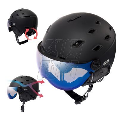 9. Kask narciarski Meteor Glide L 58-61 cm 17295