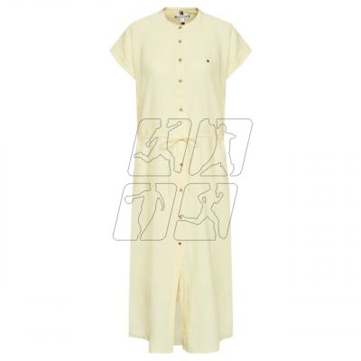 4. Sukienka Tommy Hilfiger Linen Midi W WW0WW34108