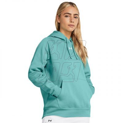 3. Bluza Under Armour Rival Flecce Hoodie W 1379500 482