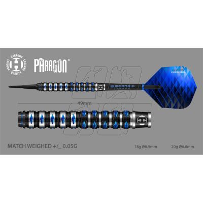 5. Rzutki Harrows Paragon 90% Softip HS-TNK-000016010