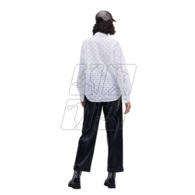 3. Koszulka Karl Lagerfeld KL Monogram Lace Bib Shirt W 220W1600