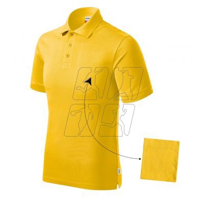 2. Koszulka polo Malfini Resist Heavy Polo M MLI-R20LY żółty