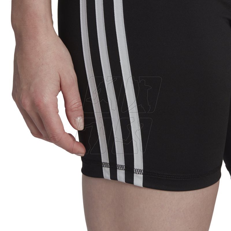 6. Spodenki adidas Training Essentials 3-Stripes High-Waisted Short Tights W HK9964