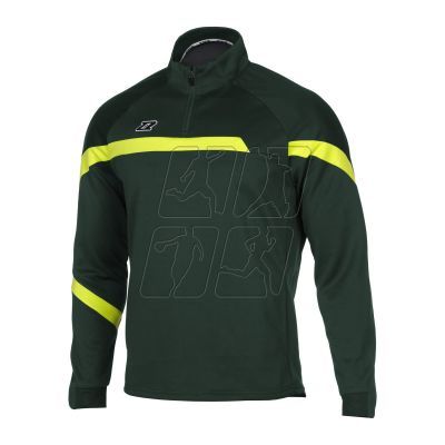 Bluza treningowa Ganador Pro 2.0 M 02364-014 ZielonyCiemny\Limonkowy