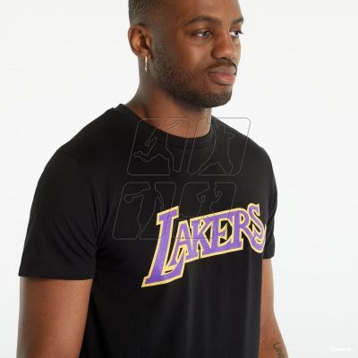 4. Koszulka Mitchell &amp; Ness t-shirt NBA Team Logo Tee Los Angeles Lakers BMTRINTL1051-LALBLCK