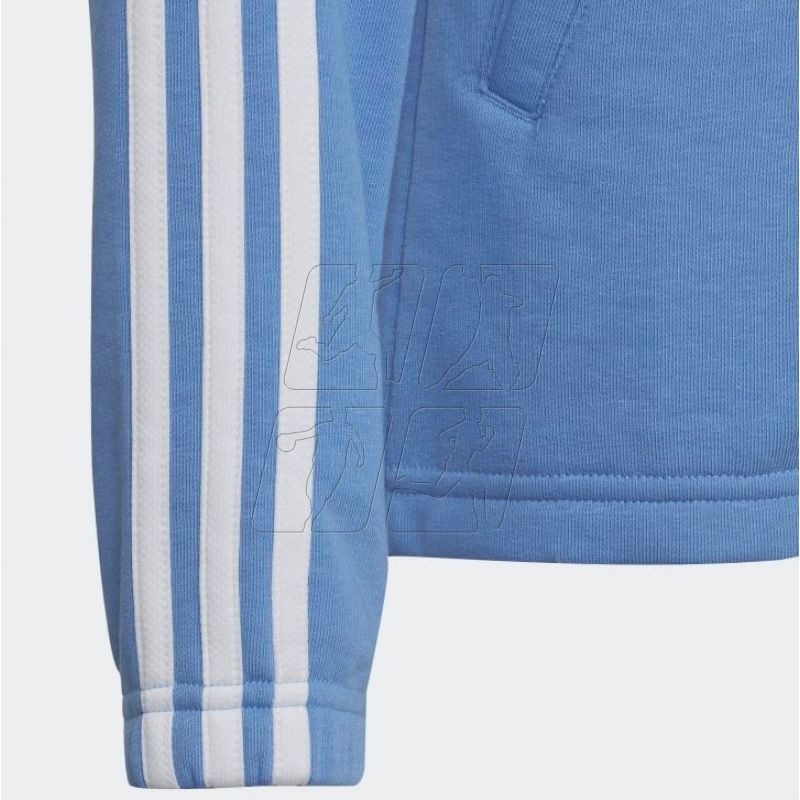 3. Bluza adidas 3 Stripes Full-Zip Hoodie Jr IC3636