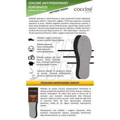 3. Wkładki do butów Coccine  Antiperspirant Perforated DA0213