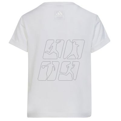 2. Koszulka adidas Dance Knotted Tee Jr HR5818