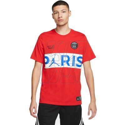 Koszulka Nike Jordan PSG SS Wordmark Tee M BQ8389 657 Profesjonalny Sklep Sportowy hurtowniasportowa