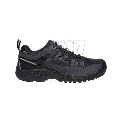 7. Buty trekkingowe męskie KEEN TARGHEE III WP TRIPLE BLACK skórzana membrana (KE-1028128)